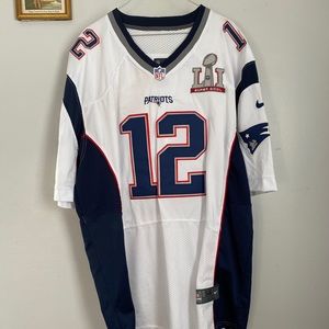 WINNING Tom Brady NFL Patriots SBLI Jersey